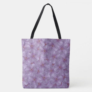 Pineywoods Geranium Seamless Pattern Tote Bag