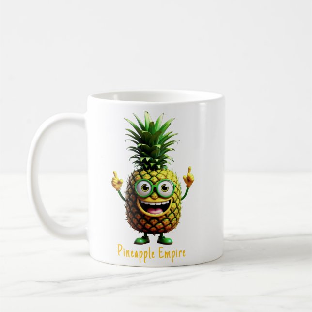 PineZhu - Pineapple Empire  Coffee Mug (Left)