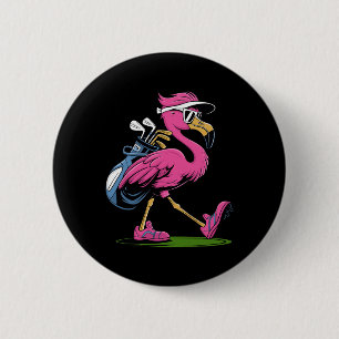 Ping Flamingo Golf Sungles Woman Ladies Men Golf L 6 Cm Round Badge