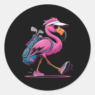 Ping Flamingo Golf Sungles Woman Ladies Men Golf L Classic Round Sticker