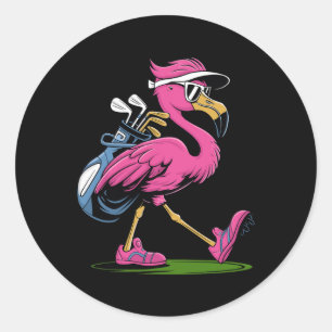 Ping Flamingo Golf Sungles Woman Ladies Men Golf L Classic Round Sticker