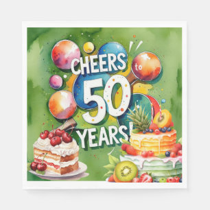 Ping Pong 50th Birthday, Napkin