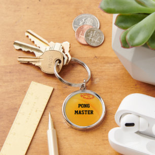 Ping Pong Ball Personalised Keychain