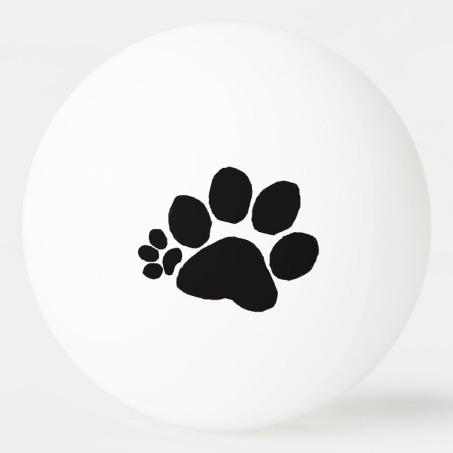 Ping Pong ball - Polydactyl prints (Back)