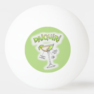 PING PONG BALLS - DAIQUIRI RECIPE COCKTAIL ART