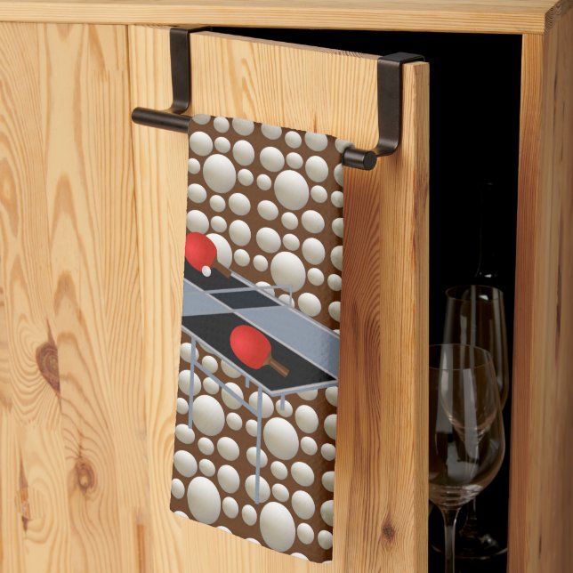 Ping Pong Balls, Dish Towel (Thirds Fold)