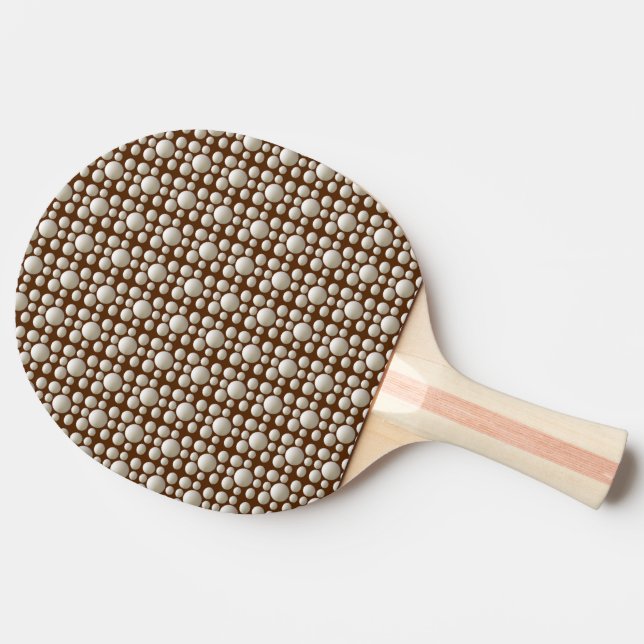 Ping Pong Balls Pattern, Paddle (Side)