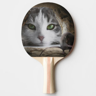 Ping Pong Cat and Mouse blade Paddle