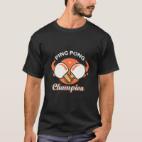 Ping Pong Champion Retro Table Tennis For Men Woma