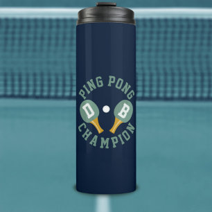 Ping Pong Champion Sports Monogram Thermal Tumbler