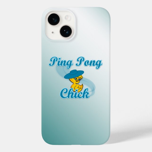 Ping Pong Chick #3 Case-Mate iPhone Case (Back)