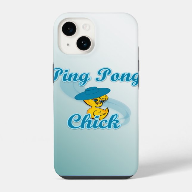 Ping Pong Chick #3 iPhone Case (Back)
