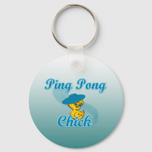 Ping Pong Chick #3 Key Ring