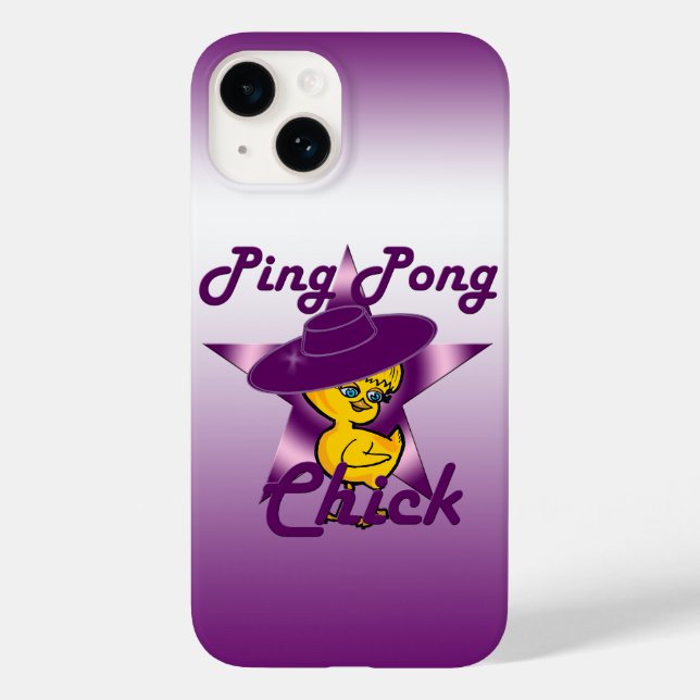 Ping Pong Chick #9 Case-Mate iPhone Case (Back)
