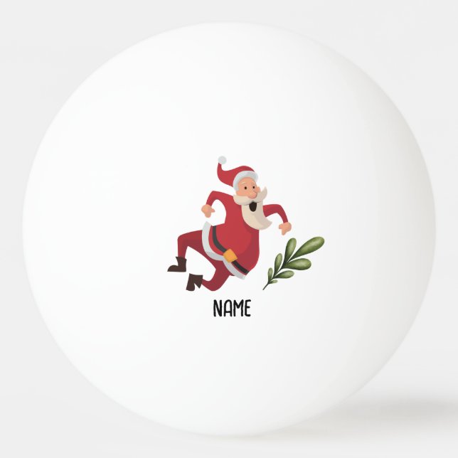 Ping pong Christmas  Santa Claus  Ping Pong Ball (Front)