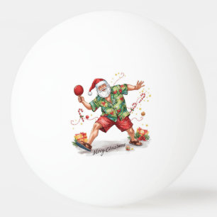 Ping Pong Christmas with Santa Claus Ball