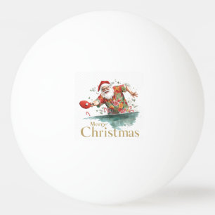 Ping pong Christmas with Santa Claus Ball