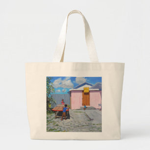 Ping Pong De African Queen Hideaway Large Tote Bag