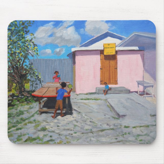 Ping Pong De African Queen Hideaway Mouse Pad (Front)