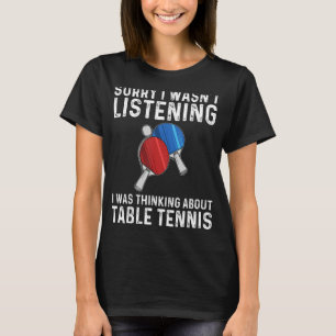 Ping Pong Designs For Men Women Table Tennis Playe T-Shirt