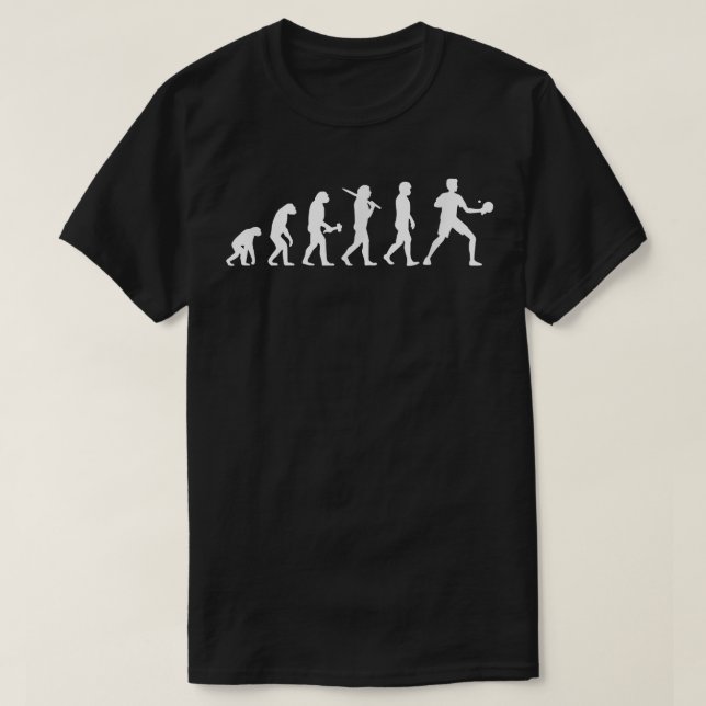 Ping Pong Evolution Table Tennis  T-Shirt (Design Front)