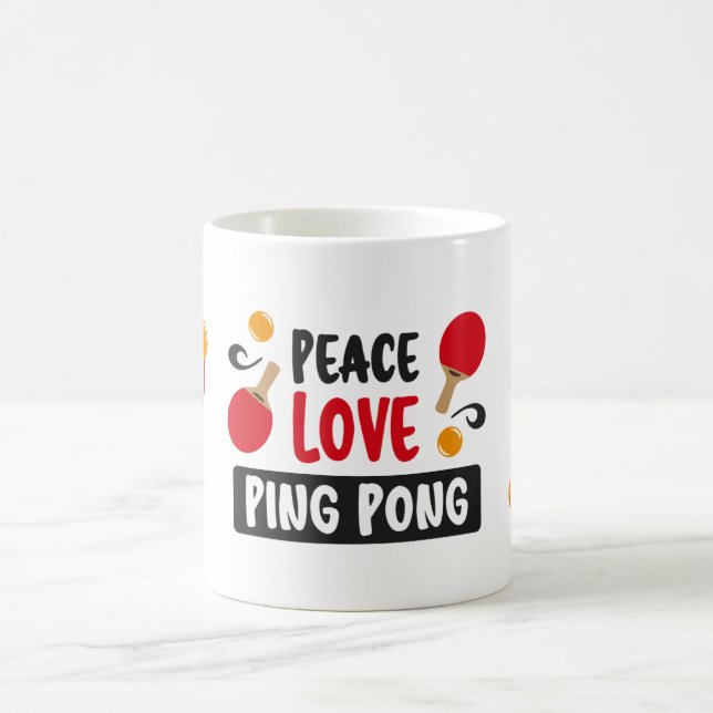 Ping Pong funny saying to player Coffee Mug (Center)