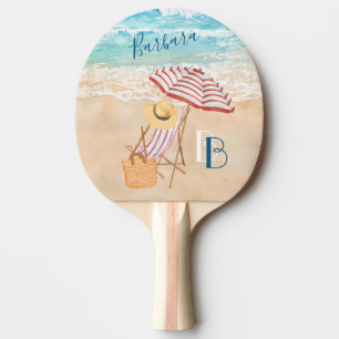 Ping Pong Gal: Knows How to Play & Relax   Ping Pong Paddle
