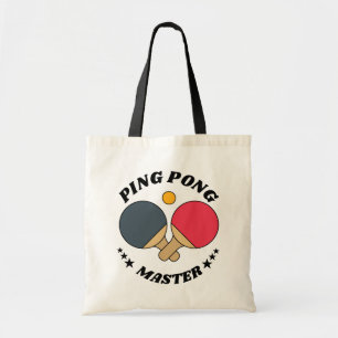 Ping Pong Master - Table Tennis Lover's Custom Tote Bag