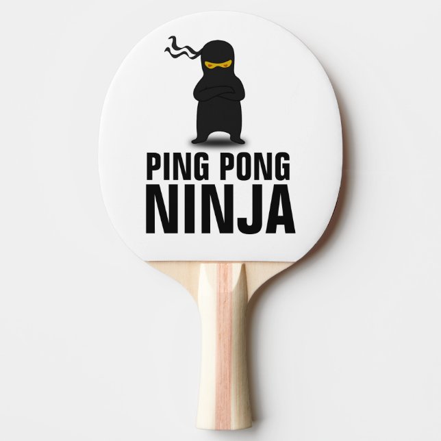 PING PONG NINJA FUNNY PADDLES (Front)