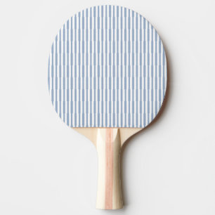 Ping Pong Paddle Blue & White Stripe Square