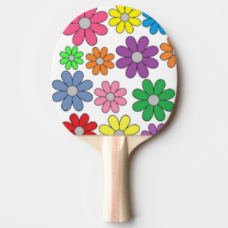Ping Pong Paddle - Crazy Daisies!