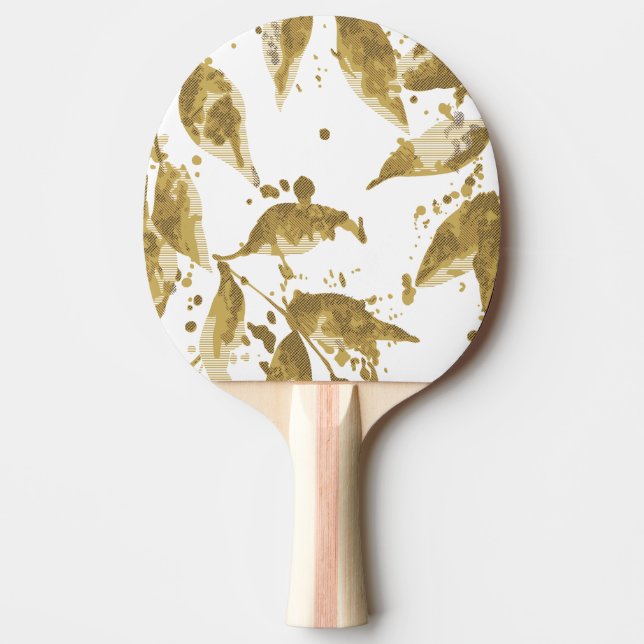 Ping Pong Paddle | Custom Black Rubber Back (Front)