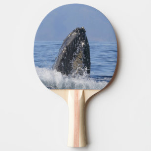 Ping pong paddle featuring whales