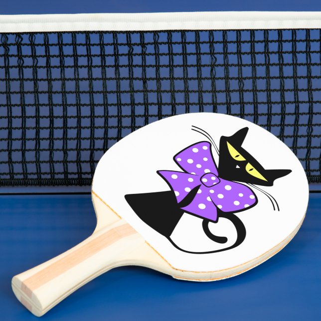 Ping Pong Paddle Feline Cat Kitten Meow (Insitu)