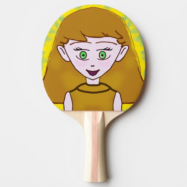 Ping Pong Paddle, Full Print Back Ping Pong Paddle (Front)