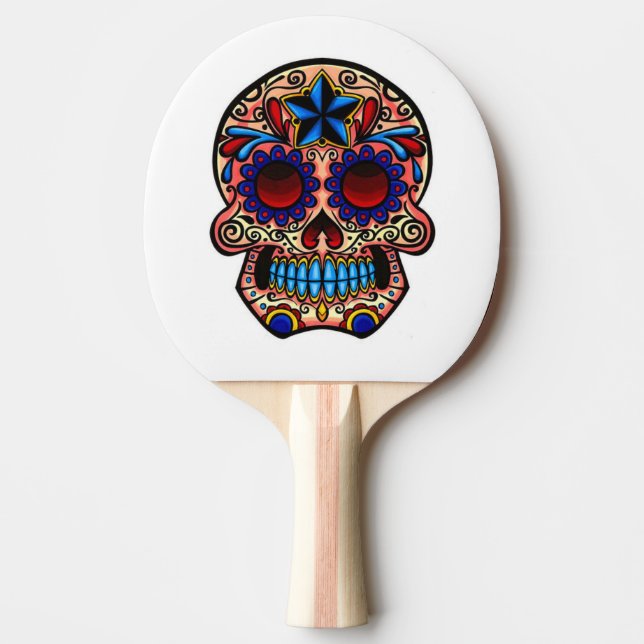 Ping Pong Paddle/Skull Ping Pong Paddle