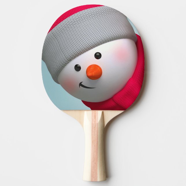 Ping Pong Paddle/Snowman Paddle (Front)