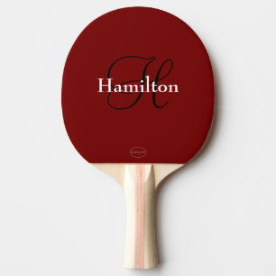 Ping-Pong Paddle w you Initial & Name - HAMbyWG