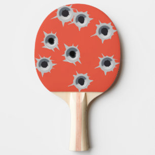 Ping Pong Paddles - Who Shot The Bat! Orange/Blue