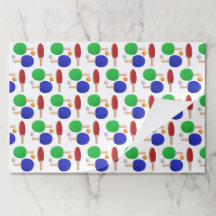 Ping Pong Paper Placemats