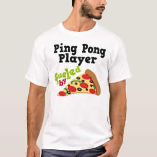Ping Pong Player (Funny) Pizza T Shirt