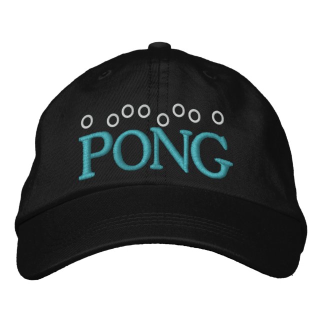 PING PONG - PONG EMBROIDERED HAT (Front)
