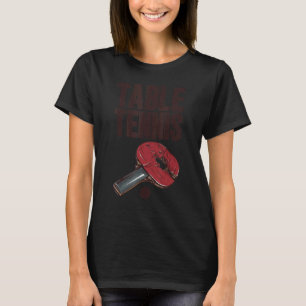 Ping Pong Power Burst Table Tennis Bat T-Shirt