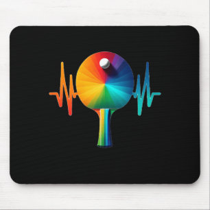 Ping pong pulse table tennis heartbeat ekg long mouse pad