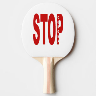 Ping-pong Racket STOP CORONA Ping Pong Paddle