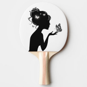 Ping Pong Racket The White Butterfly Woman Ping Pong Paddle