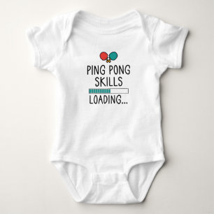 Ping Pong Skills Loading Cute Ping Pong Baby Bodysuit