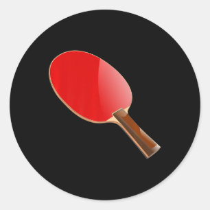 Ping Pong Table Tennis   Classic Round Sticker