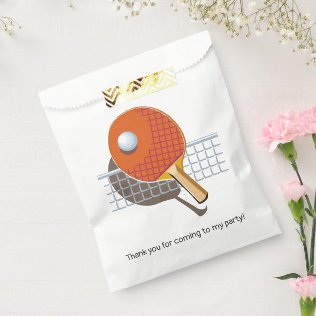Ping Pong Table Tennis Favour Bag (Sealed)