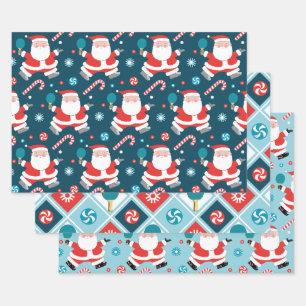 Ping Pong Table Tennis Gift Wrapping Paper Sheets